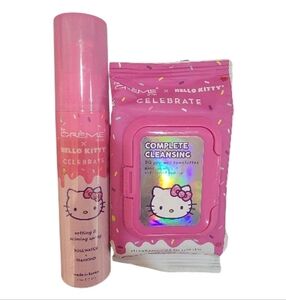 The Crème Shop x Hello Kitty Cleansing Wipes + Setting Spray
